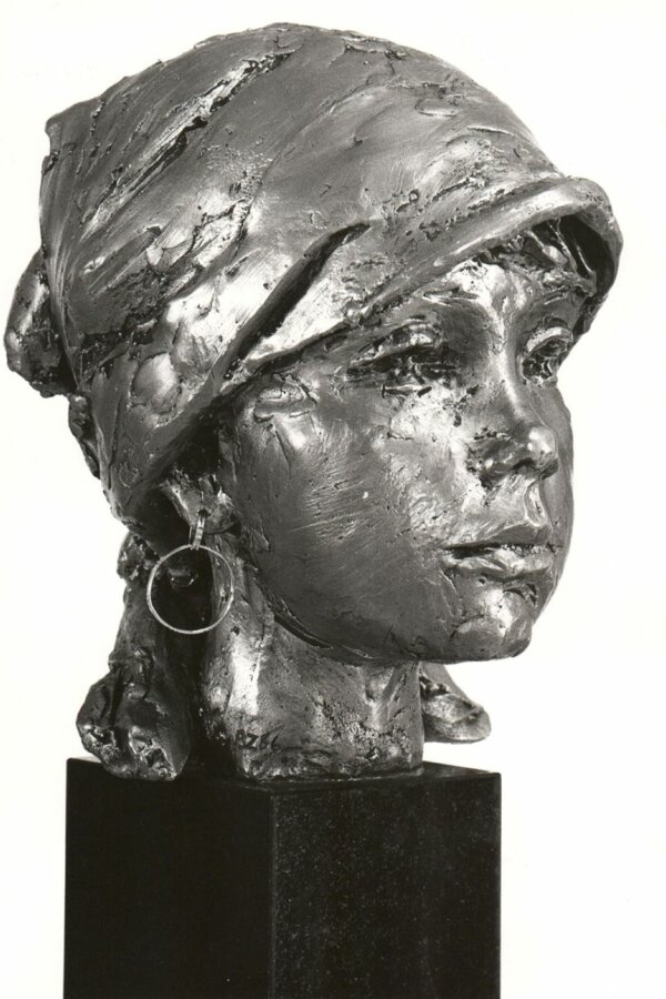 Bořek Zeman, Karneval, 1986, cín, výška 45 cm